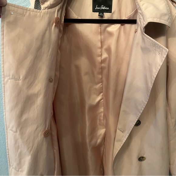 Sam Edelman double breasted trench coat blush Belted Size XL - Picture 8 of 9
